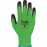 Traffi Glove TG5010 X-Dura Classic PU Cut Level D Safety Glove - Size 7