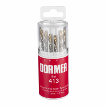 Dormer A002 HSS Jobber Drill Bit Set 1.5-6.5mm x0.5mm A094413
