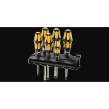 Wera 932/6 Screwdriver Set 6Pc Chiseldriver (Slot/PH)