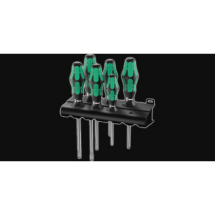 Wera 335/350/355/6 Screwdriver Set 6Pc (Slot/PH/PZ) Wera 335/350/355/6 Screwdriver Set 6Pc (Slot/PH/PZ)