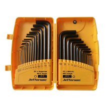 Jefferson Hex Key Set 30 Pce 2-10mm/T10-T50 JEFKYHX30 Jefferson Hex Key Set 30 Pce 2-10mm/T10-T50 JEFKYHX30