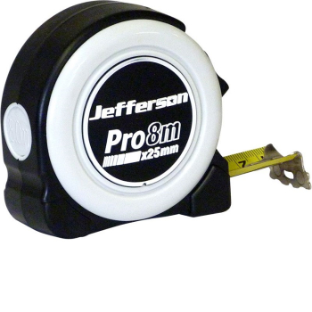 Jefferson 8mtr Measuring Tape 25mm Blade JEFTM080NC Jefferson 8mtr Measuring Tape 25mm Blade JEFTM080NC