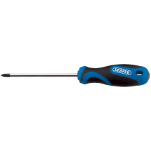 Draper Cross Slot Screwdriver No.1 x 75mm Soft Grip 48931 Draper Cross Slot Screwdriver No.1 x 75mm Soft Grip 48931