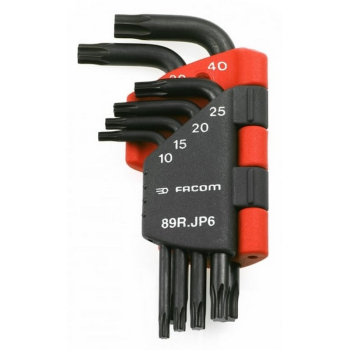 Facom 6pc Torx Hex Key Set TX10-TX40 89R.JP6 Facom 6pc Torx Hex Key Set TX10-TX40 89R.JP6