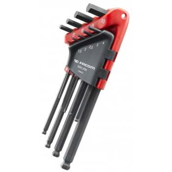 Facom 9pc Hex Key Set B/E L/A 1.5-10mm Metric 83SH.JP9A Facom 9pc Hex Key Set B/E L/A 1.5-10mm Metric 83SH.JP9A