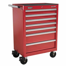 Sealey Roller Cabinet 7 Drawer with Ball Bearing Runners - Red AP33479