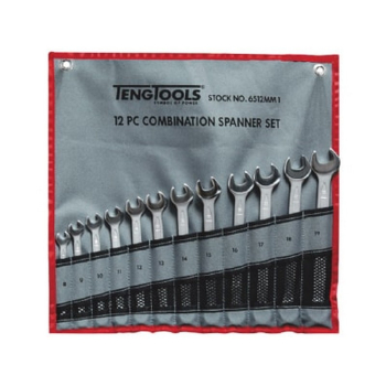 Teng Combination Spanner Set 10pc 8-19mm 6510MM