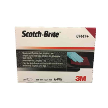 3M 7447 Scotchbrite Hand Pad Red Pk20 3M 7447 Scotchbrite Hand Pad Red Pk20