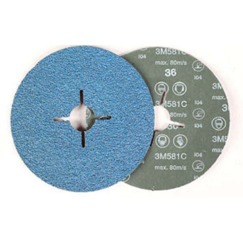 3M 581C Zirc Fibre Discs 100mm P36 61741