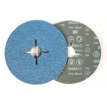 3M 581C Zirc Fibre Discs 115mm P36 61748 3M 581C Zirc Fibre Discs 115mm P36 61748