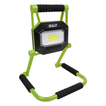 Sealey Cordless LED Floodlight Green Fold Flat LEDFL20W