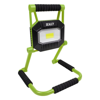Sealey Cordless LED Floodlight Green Fold Flat LEDFL20W Sealey Cordless LED Floodlight Green Fold Flat LEDFL20W