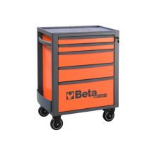 Beta Mobile Roller Cab Five Drawers RSC24/5 Orange