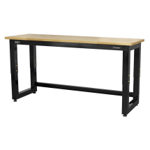 Steel Adjustable Workbench Wooden Top APMS22 Steel Adjustable Workbench Wooden Top APMS22