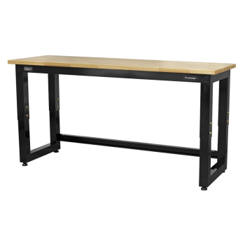 Steel Adjustable Workbench Wooden Top APMS22 Steel Adjustable Workbench Wooden Top APMS22
