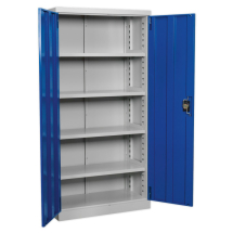 Sealey Industrial Cabinet 4 Shelf 1800mm APICCOMBOF4