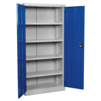 Sealey Industrial Cabinet 4 Shelf 1800mm APICCOMBOF4