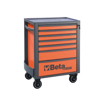 Beta Mobile Roller Cab Seven Drawers RSC24/7 Orange