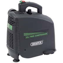 Draper Oil-Free Air Compressor 230V 1.1kW (1.5hp) 24973