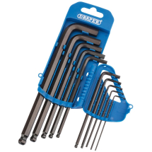 Draper Ball End Hex Key Set 1/16-3/8inch 33716 Draper Ball End Hex Key Set 1/16-3/8inch 33716