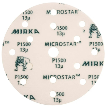 Mirka Microstar 150mm Grip P800 Bx50 15 Hole FM61105081