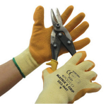 Orange Latex Knit Wrist Glove Matrix S Grip Sz10 504-MAT