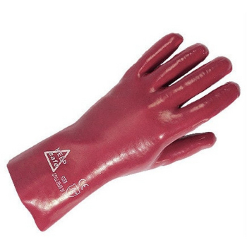 PVC Open Cuff Glove Keepsafe Red Size 10 303022