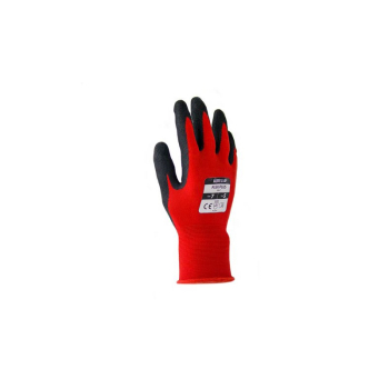 Aurelia Flex Plus Black/Red Nitrile Palm Gloves Size 7
