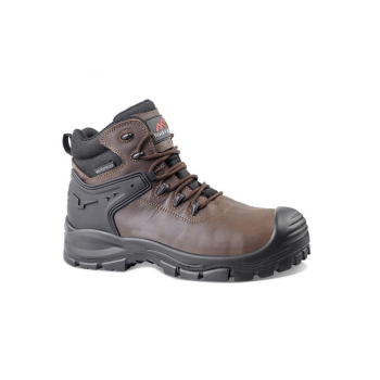 Rockfall Herd Safety Boot Size 6 Brown RF205