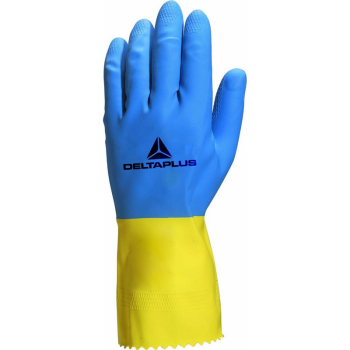 Duocolor 330 Double Dip Glove Blue/Yellow Size(9/10)L (Pk12)