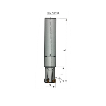 Dormer Pramet STN10 Shoulder Cutter 90º Cylindrical DIN1835A