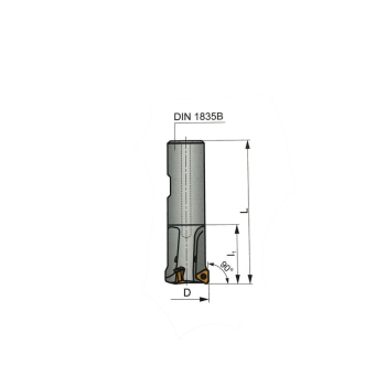 Dormer Pramet STN10 Shoulder Cutter 90º Weldon DIN1835B Dormer Pramet STN10 Shoulder Cutter 90º Weldon DIN1835B