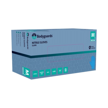 Bodyguards GL890 Blue Nitrile Disposable Gloves Bodyguards GL890 Blue Nitrile Disposable Gloves