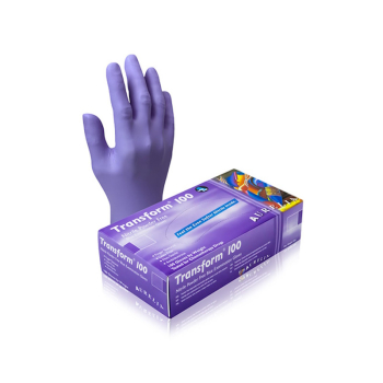 Aurelia Transform 100 Blue Nitrile Powder-Free Examination Gloves Bx100 Aurelia Transform 100 Blue Nitrile Powder-Free Examination Gloves Bx100