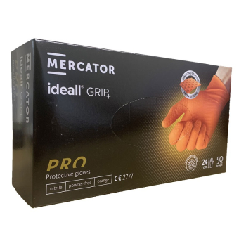 Ideall Grip Orange Nitrile Glove Ideall Grip Orange Nitrile Glove